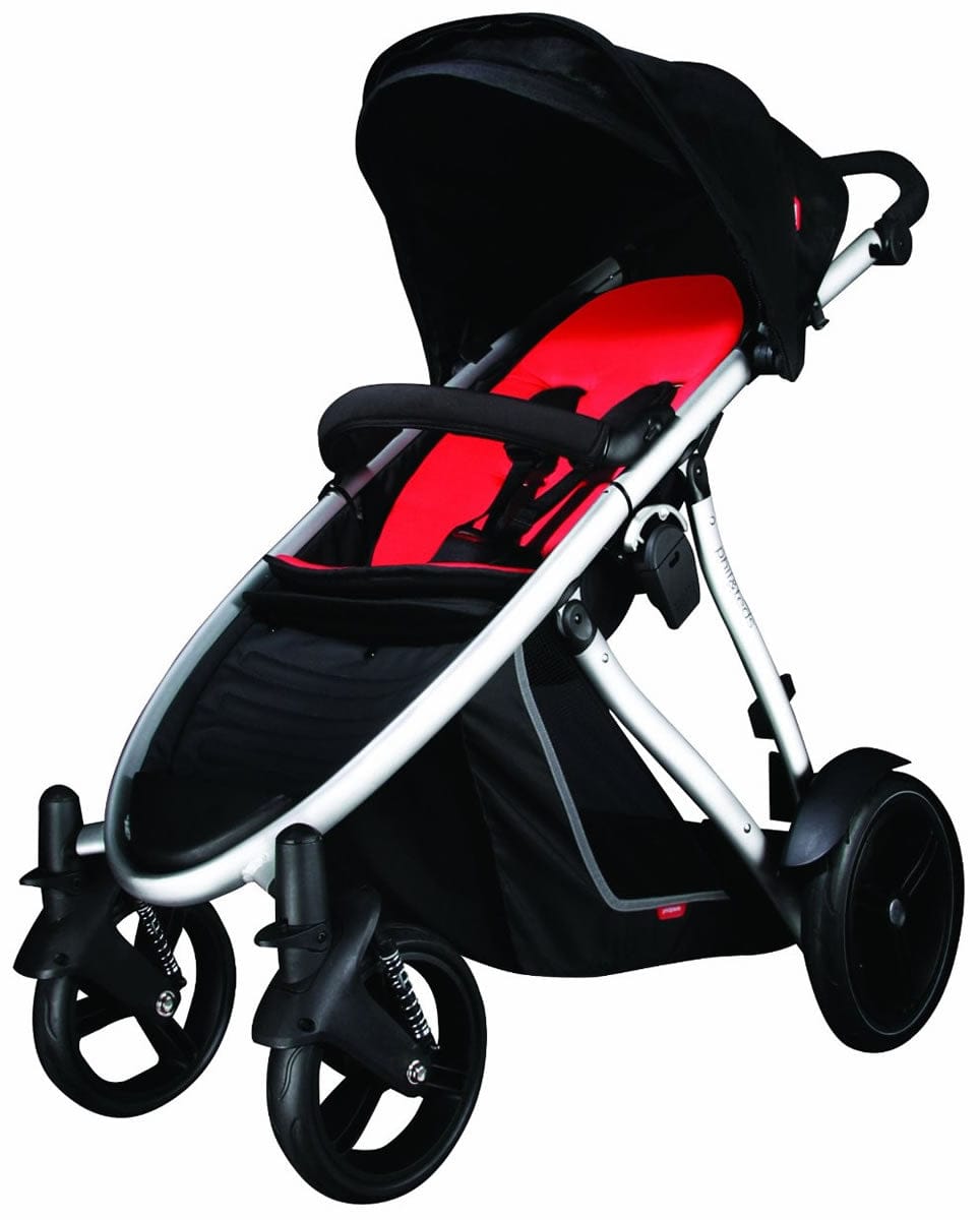 Phil & Ted Verve Buggy Single-to-Double Stroller - Red - VER-V1-11