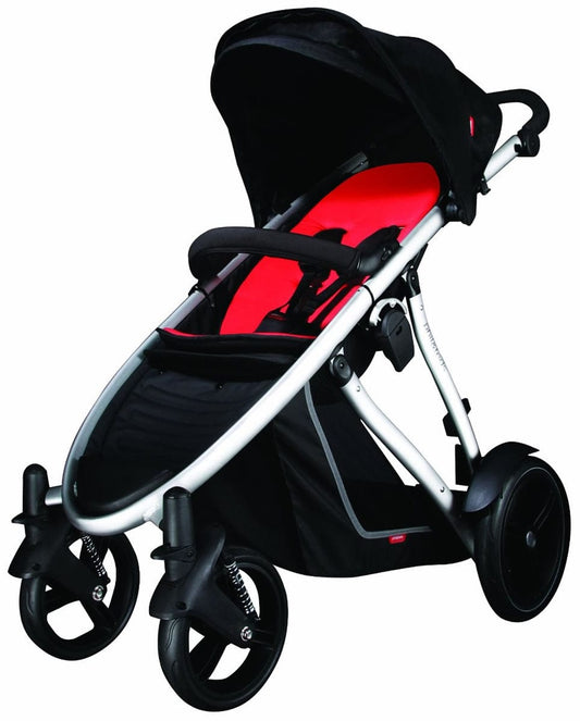 Phil & Ted Verve Buggy Single-to-Double Stroller - Red - VER-V1-11