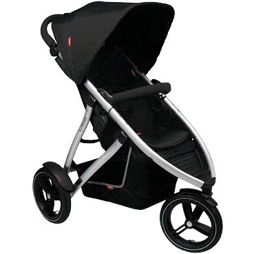 Phil & Ted Vibe Buggy Single in Black - V55