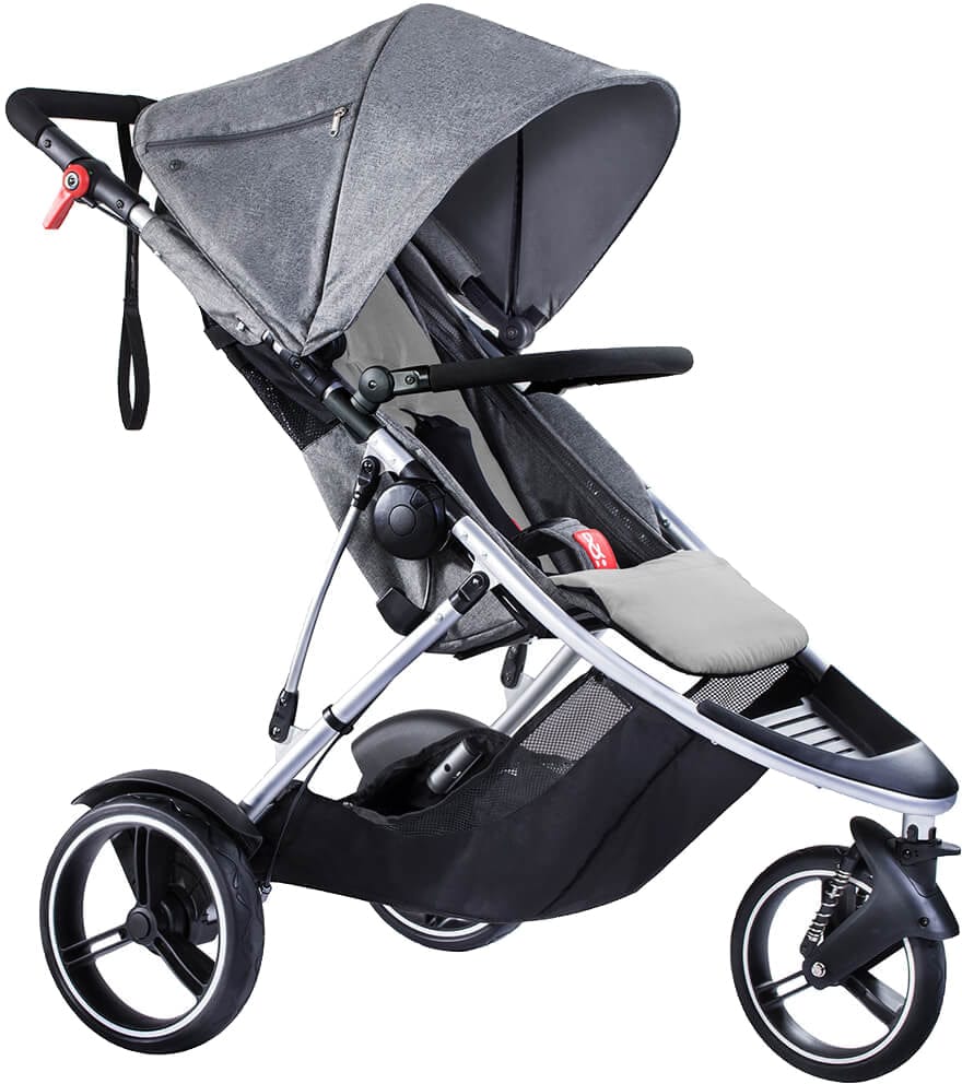 Phil & Teds Dash Stroller - Grey - DASH-V5-7