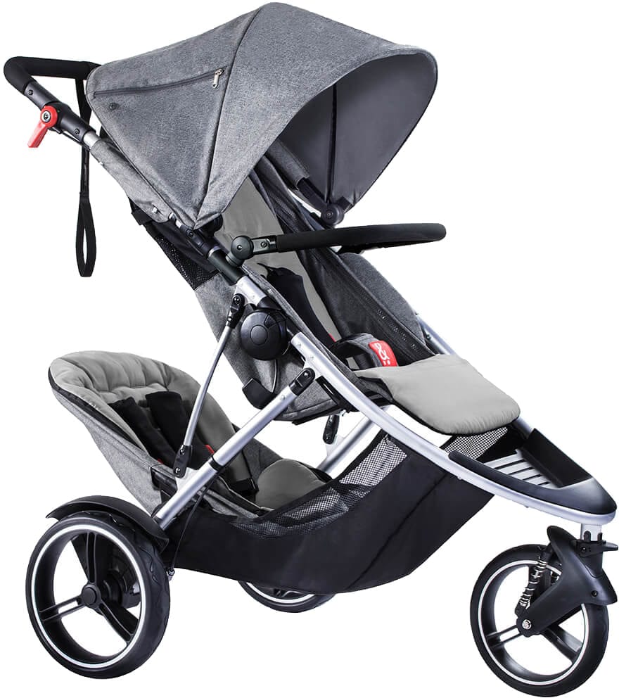 Phil & Teds Dash Stroller - Grey - DASH-V5-7