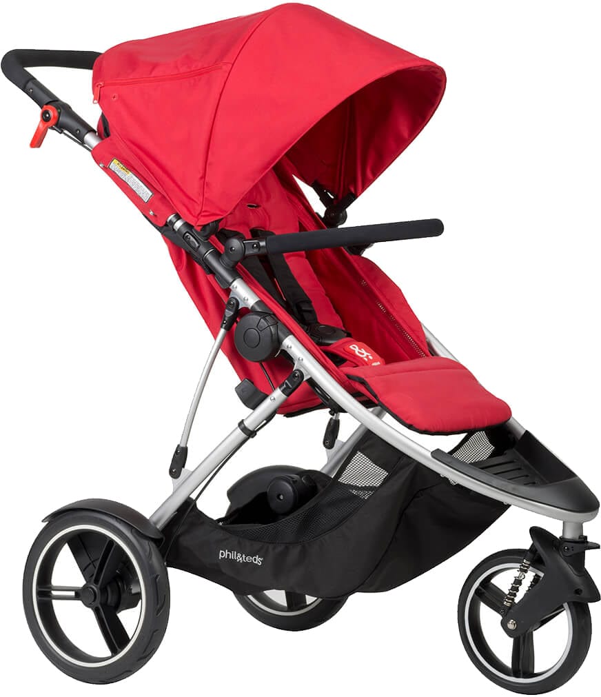 Phil & Teds Dash Stroller - Red - DASH-V5-11