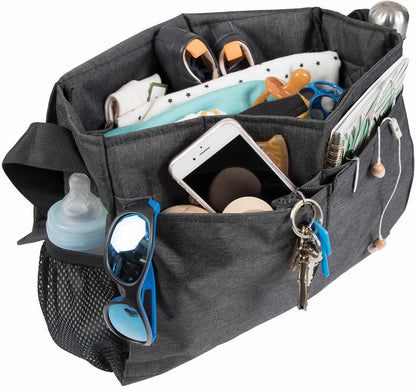 Phil & Teds Diddie Diaper Bag - Black - PT-STORAGE-DIDDIESET
