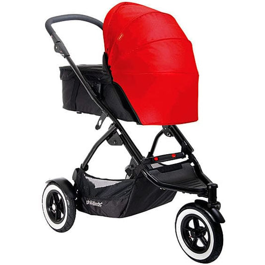 Phil & Teds Dot Carry Cot Sunhood - Chilli - PTCOTSH11