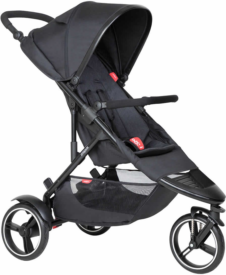 Phil & Teds Dot Stroller & Liner - Black/Black - PT-DOT-V6-5-BLACK