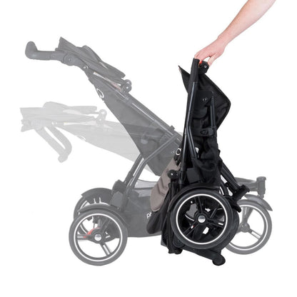 Phil & Teds Dot Stroller with Doubles Kit - Graphite - DOTPR-V3-77