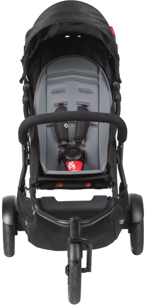 Phil & Teds Dot Stroller with Doubles Kit - Graphite - DOTPR-V3-77