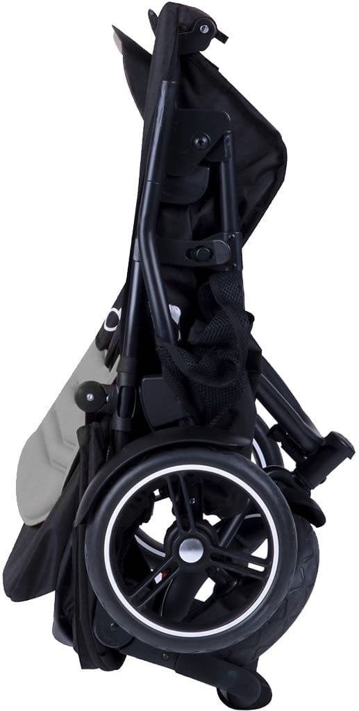 Phil & Teds Dot Stroller with Doubles Kit - Graphite - DOTPR-V3-77