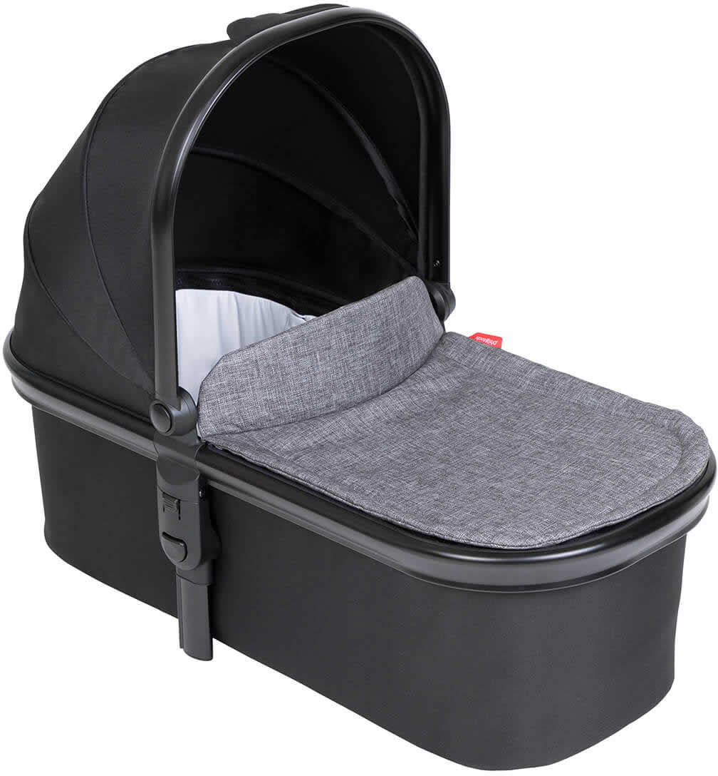 Phil & Teds Snug Carrycot - Black/Charcoal - PT-CARRYCOT-V6-5-COAL