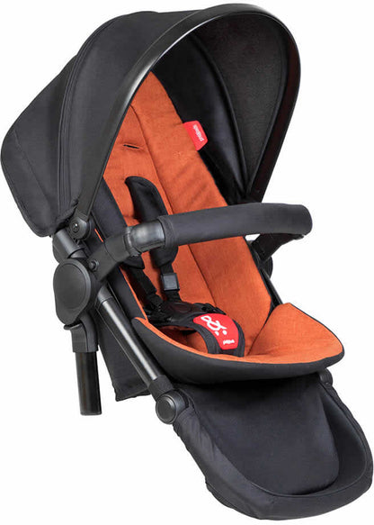 Phil & Teds Double Kit - Black/Rust - PT-DOUBLEKIT-V6-5-RUST