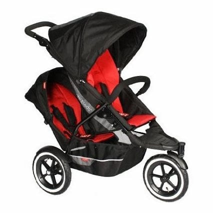 Phil & Teds Explorer Buggy Stroller with Double Kit -Red - EX-EXDK-V1-11