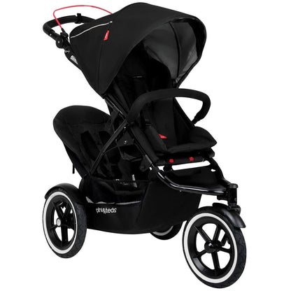 Phil & Teds Navigator 2 Buggy with Doubles Kit - Black - NAVPR-V2-5