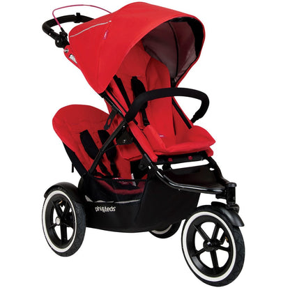 Phil & Teds Navigator 2 Buggy with Doubles Kit - Cherry - NAVPR-V2-19