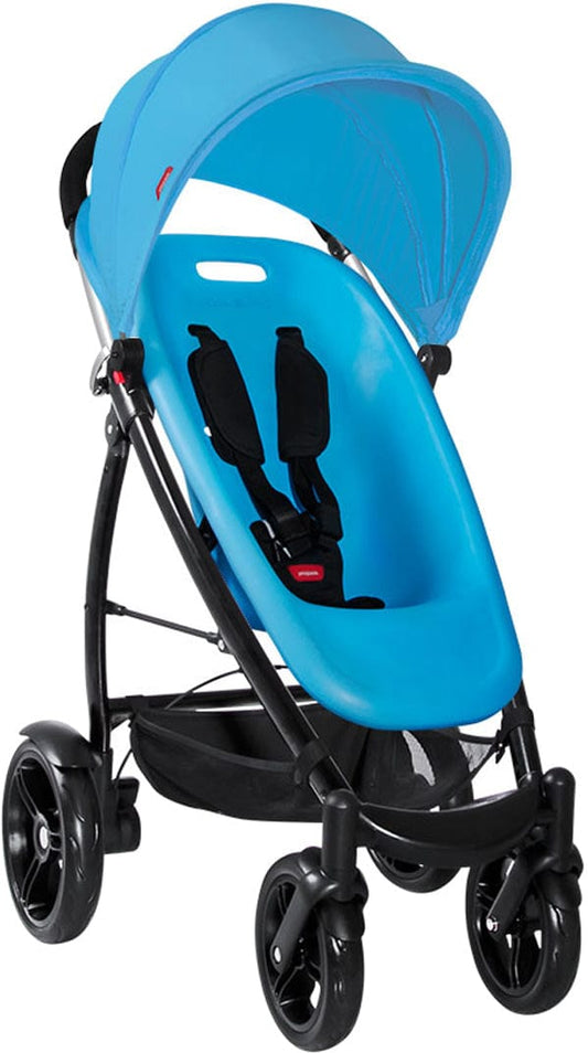 Phil & Teds Smart Buggy in Bubblegum Blue - SMCFSEATSHBLUE