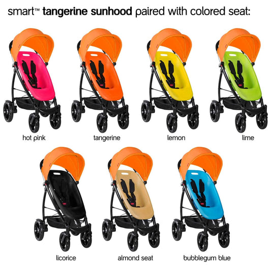 Phil & Teds Smart Sunhood - Tangerine - SMSH-v2-44