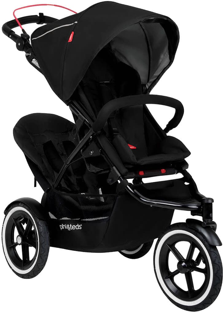 Phil & Teds Sport Double Stroller - Black