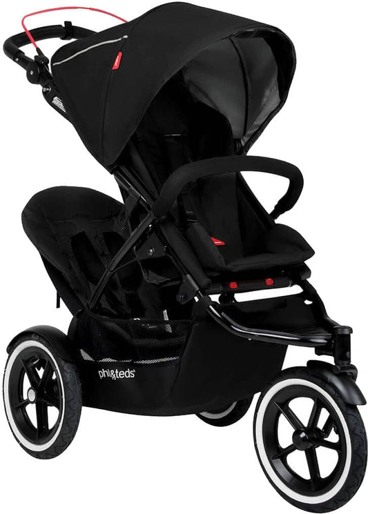 Phil & Teds Sport Double Stroller - Black - SPORTPR-V5-5
