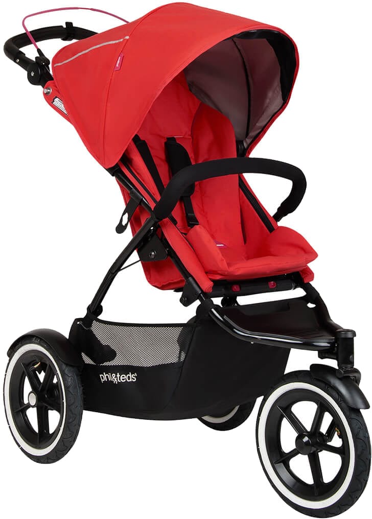Phil & Teds Sport Stroller - Cherry - SPORT-V5-19