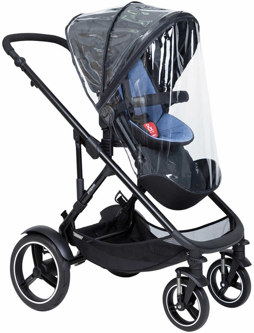 Phil & Teds Storm Cover for 2019 Double Kit & Voyage Strollers - PT-VOYAGER-STORMC-V6