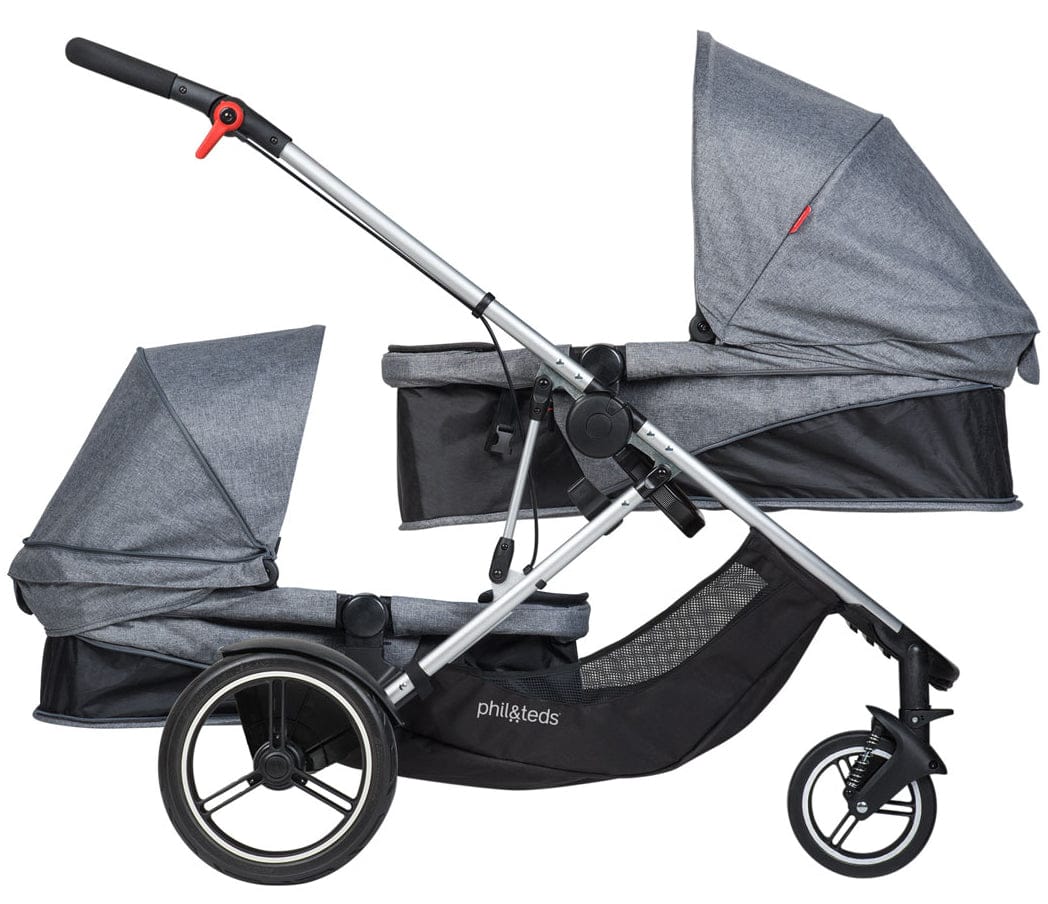 Phil & Teds Voyager Double Kit - Charcoal Marl - VOYDK-V1-7