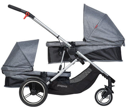 Phil & Teds Voyager Double Kit - Charcoal Marl - VOYDK-V1-7