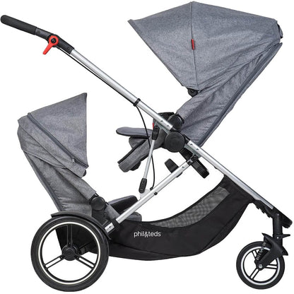 Phil & Teds Voyager Double Kit - Charcoal Marl - VOYDK-V1-7