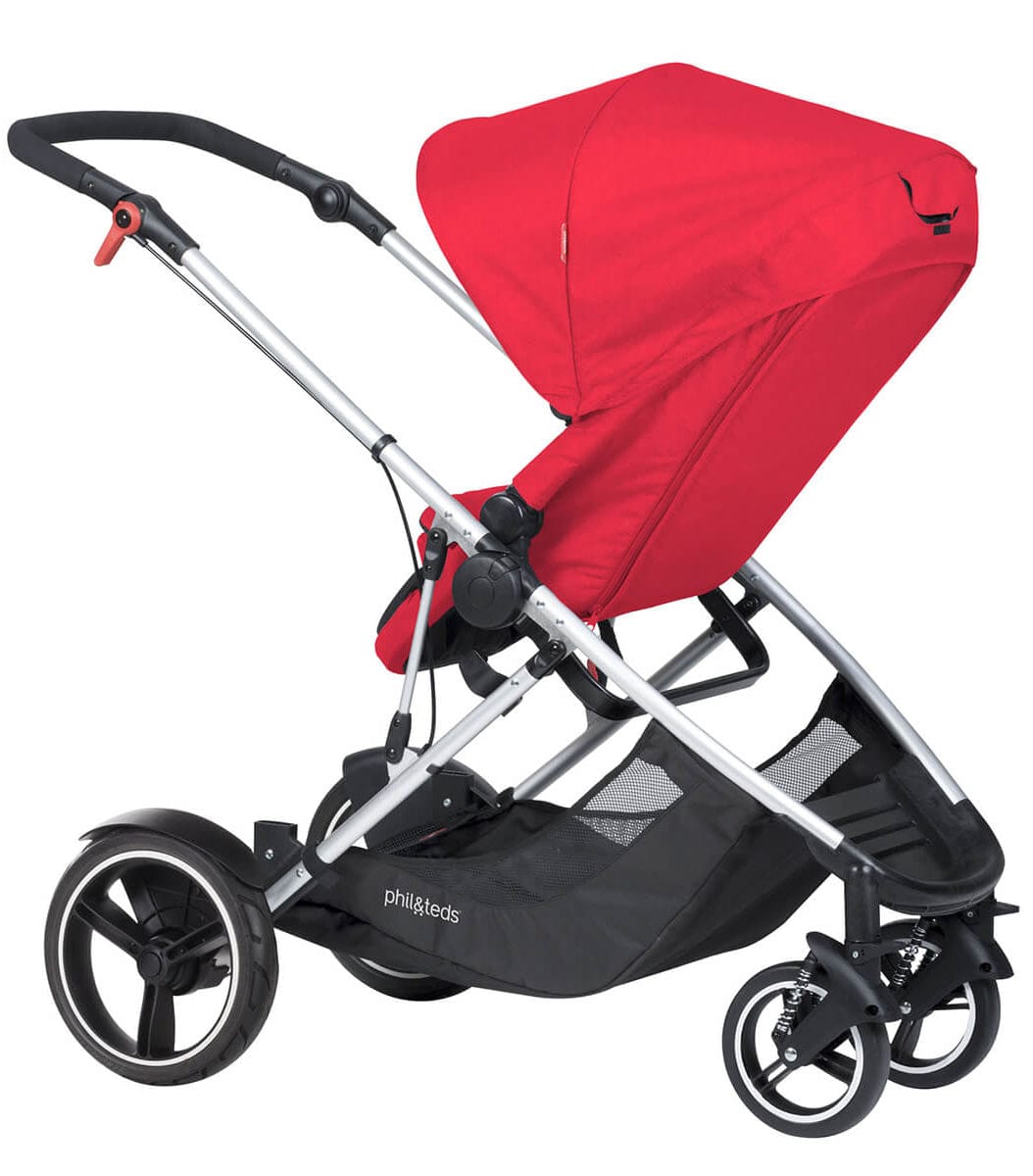 Phil & Teds Voyager Stroller - Red - VOY-V1-11