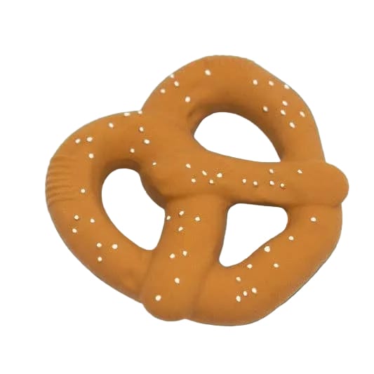 PiccoliNY pretzel shaped rubber teether