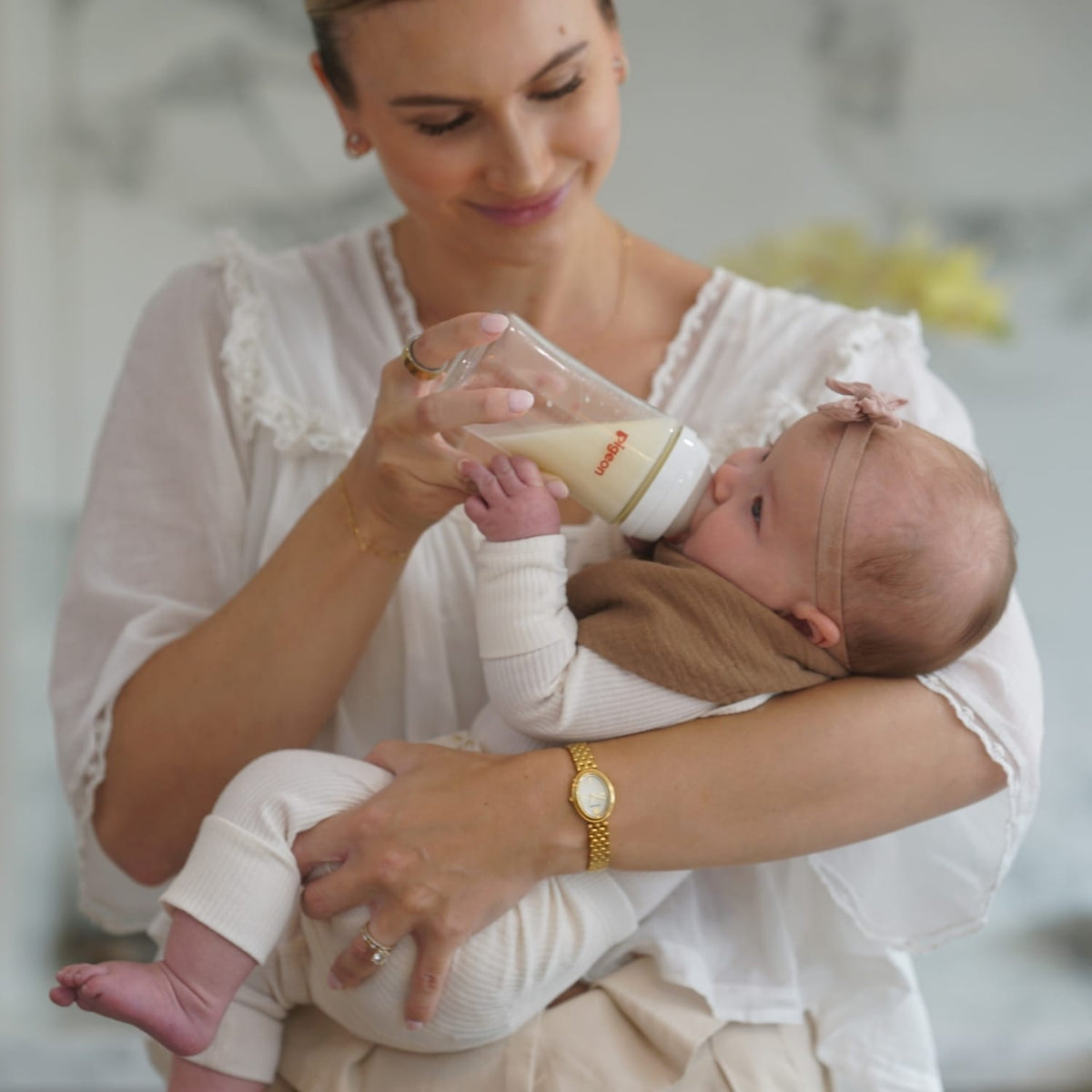 Pigeon Glass Wide Neck Baby Bottle, 8.1 oz - 2 Pack - Image 16