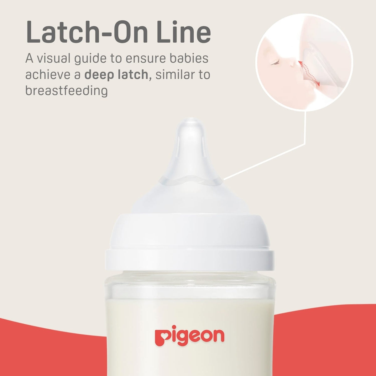 Pigeon Glass Wide Neck Baby Bottle, 8.1 oz - 2 Pack - Image 5