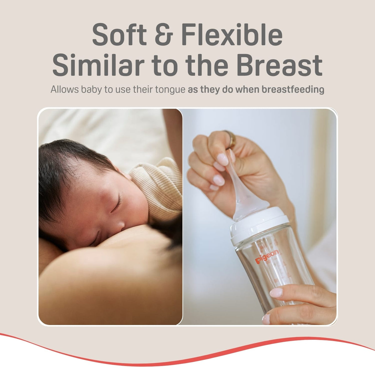 Pigeon Silicone Nipple M, 3+ Months - 4 Pack - Image 7