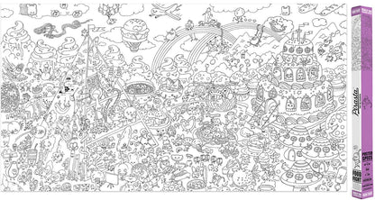Pirasta Food Fight Big Coloring Poster - 100103