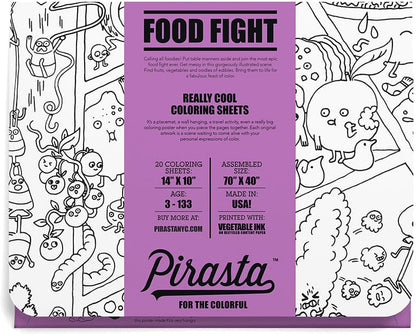 Pirasta Food Fight Coloring Sheets - 200103