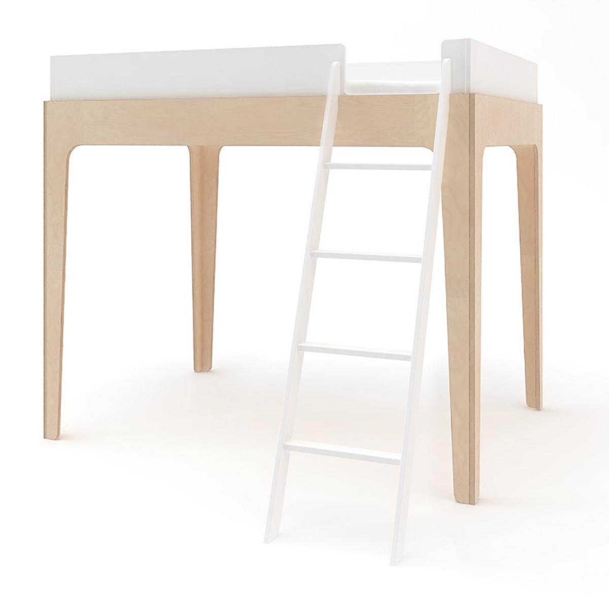 Oeuf Perch Full Size Loft Bed - Birch - 2PFLB01