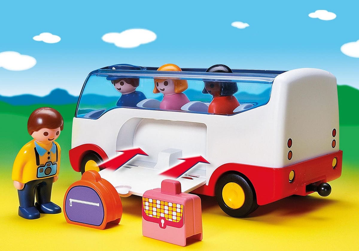 Playmobil 1.2.3 Airport Shuttle Bus - 6773-PLAY