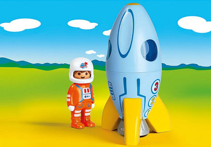 Playmobil 1-2-3 Astronaut with Rocket