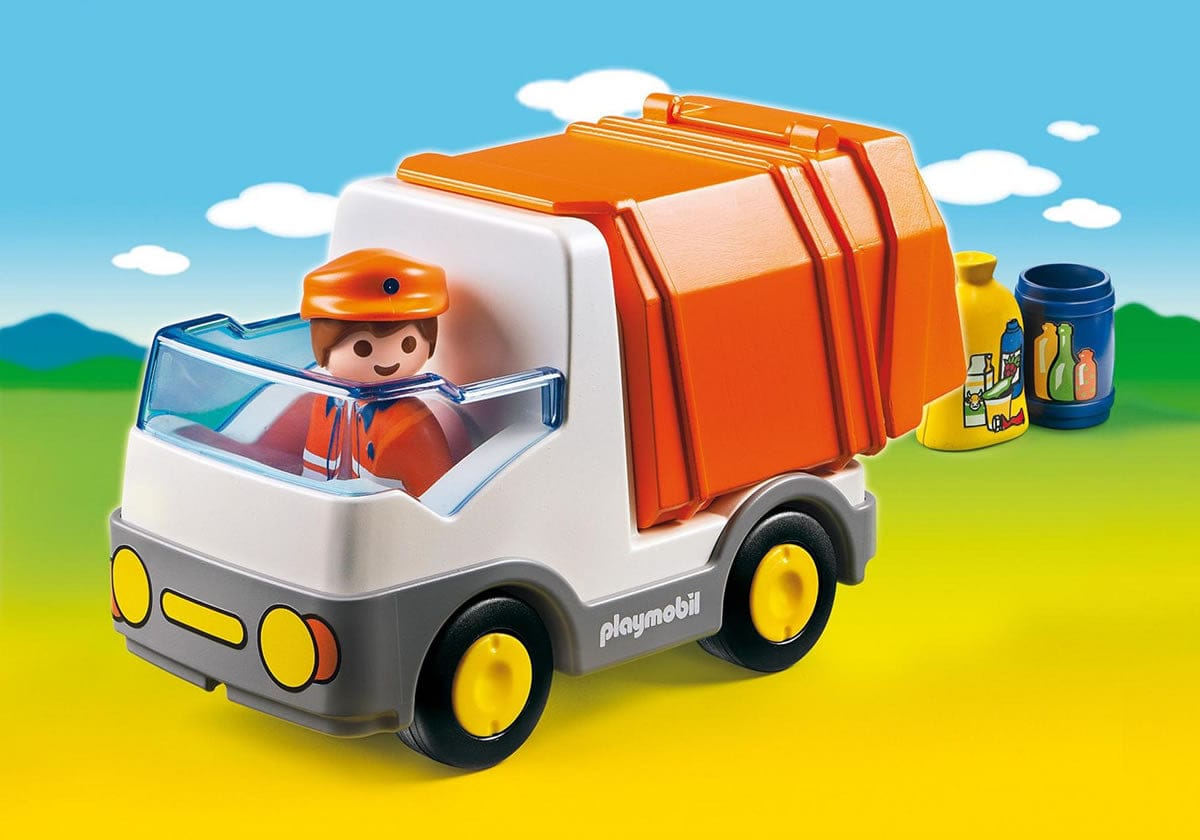 Playmobil 1.2.3 Recycling Truck - 6774-PLAY