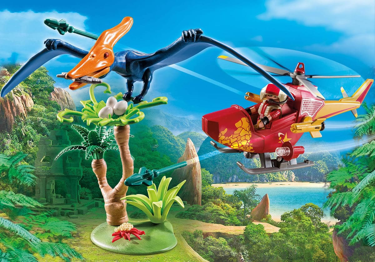 Playmobil Adventure Copter with Pterodactyl - 9430-PLAY