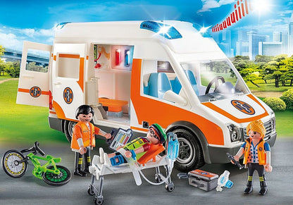 Playmobil Ambulance with Flashing Lights