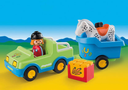 Playmobil Car with Horse Trailer - 6958-PLAY