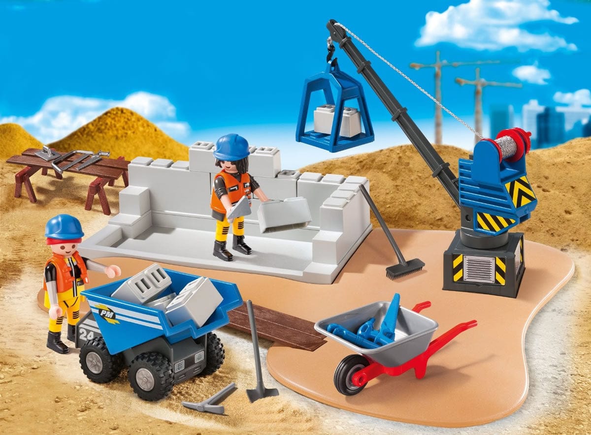 Playmobil Construction Site SuperSet - 6144-PLAY
