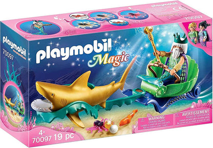 Playmobil King of the Sea with Shark Carriage - 70097-PLAY