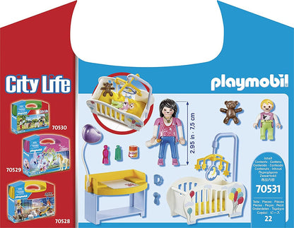 Playmobil Nursery Carry Case - 70531-PLAY