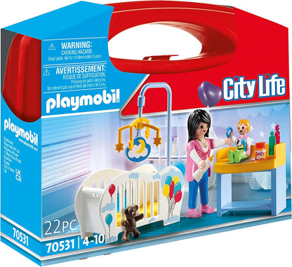 Playmobil Nursery Carry Case - 70531-PLAY