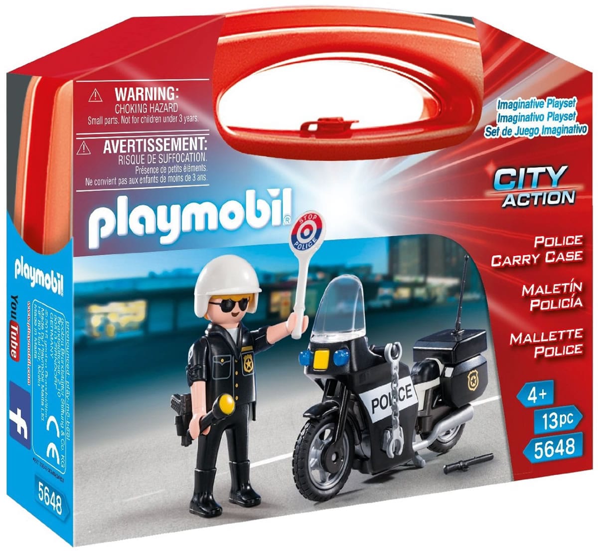 Playmobil Police Carry Case - 5648-PLAY