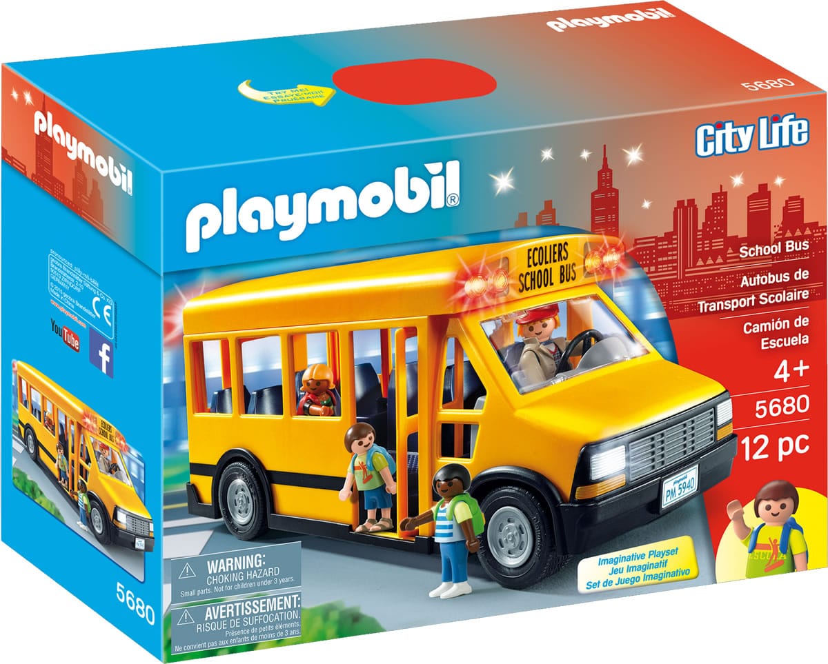 Playmobil School Bus - 5680-PLAY