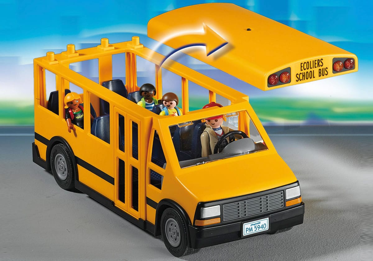 Playmobil School Bus - 5680-PLAY
