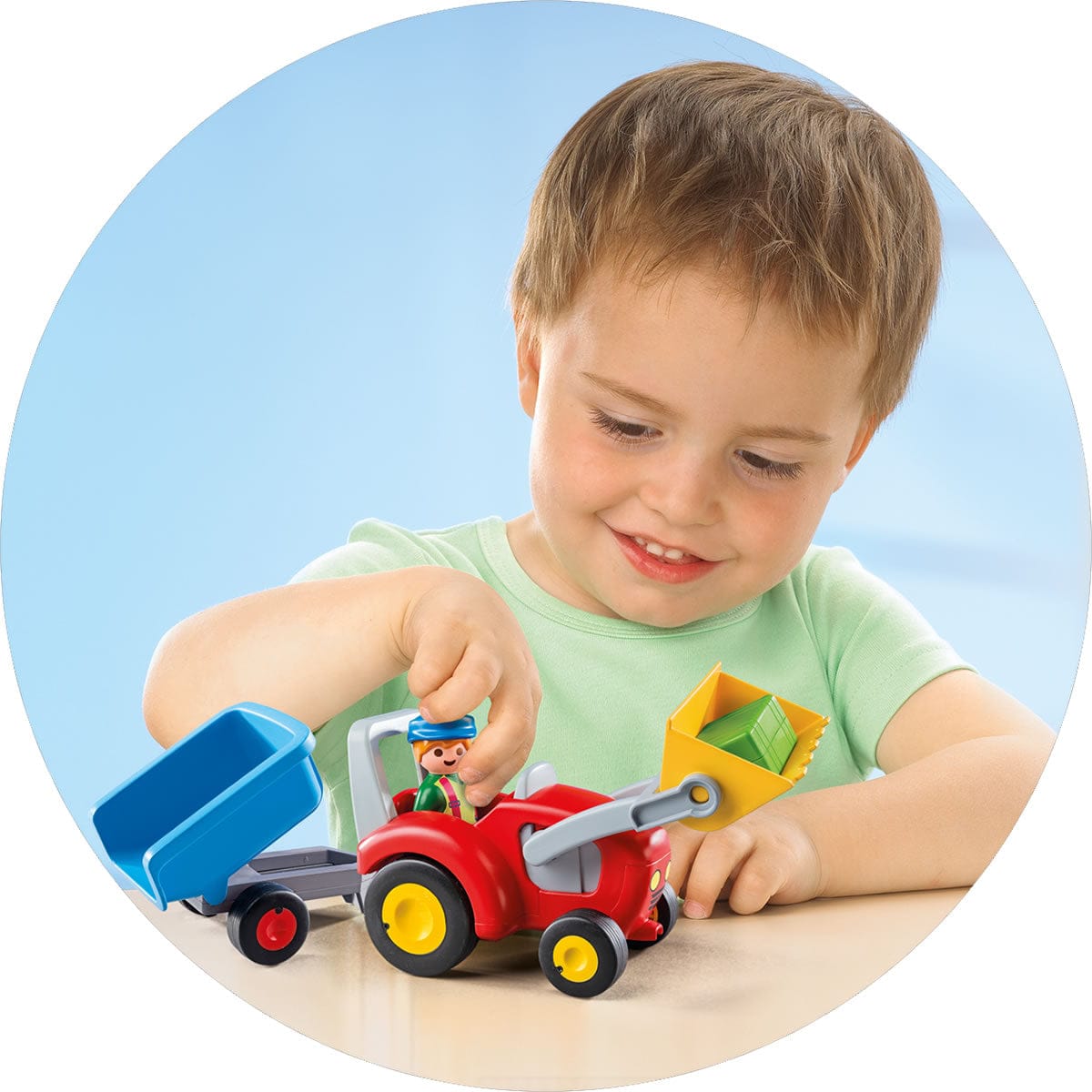 Playmobil Tractor with Trailer - 6964-PLAY