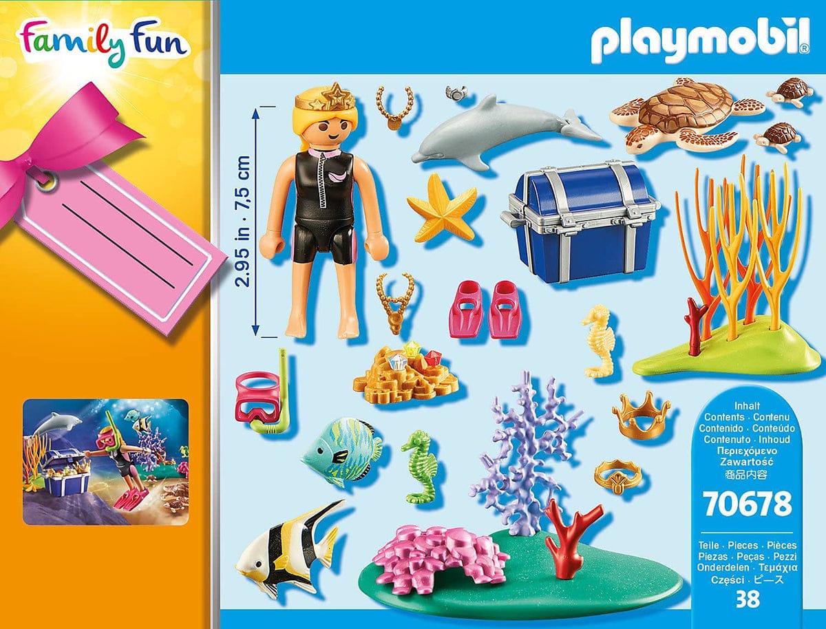 Playmobil Treasure Diver Gift Set - 70678-PLAY