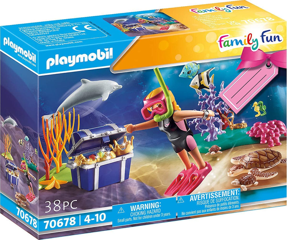 Playmobil Treasure Diver Gift Set - 70678-PLAY
